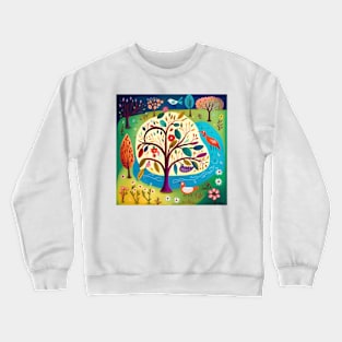 Seasons of Folk Art 03 Crewneck Sweatshirt